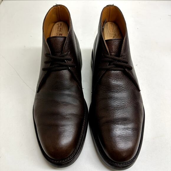 EXCELLENT Grenson x Barney\'s New York Brown Leather Chukka Boot Men\'s US 10 main image 13